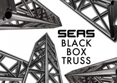 Black Medium Duty Box Truss